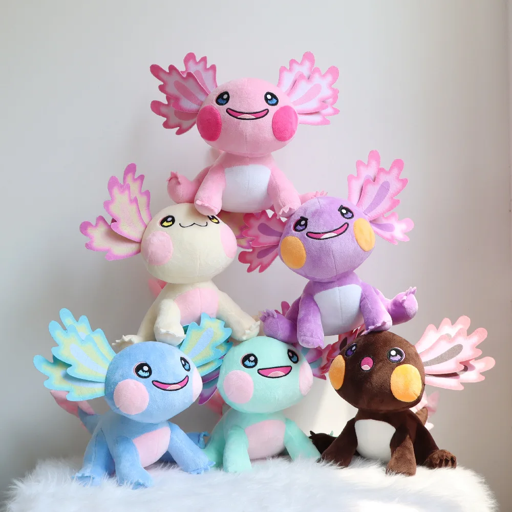 Peluche Axolotl Avec 2 Petits Axolotl,Simulation Jouet En Peluche Peluche Axolotl Avec 2 Petits Axolotl,Simulation Jouet En Peluche