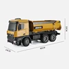 Gifts HUINA RTR 1573 1/14 RC Dumper Truck 2.4G Electric Remote Control Car Battery Light Outdoor Toys For Boys Gift TH18056 2