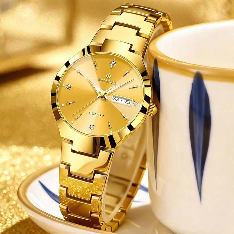 BANGWEI New Creative Diamond Watch Women Fashion Elegant Bracelet Watches For Gift Women Waterproof Luminous Quartz Ladies Watch