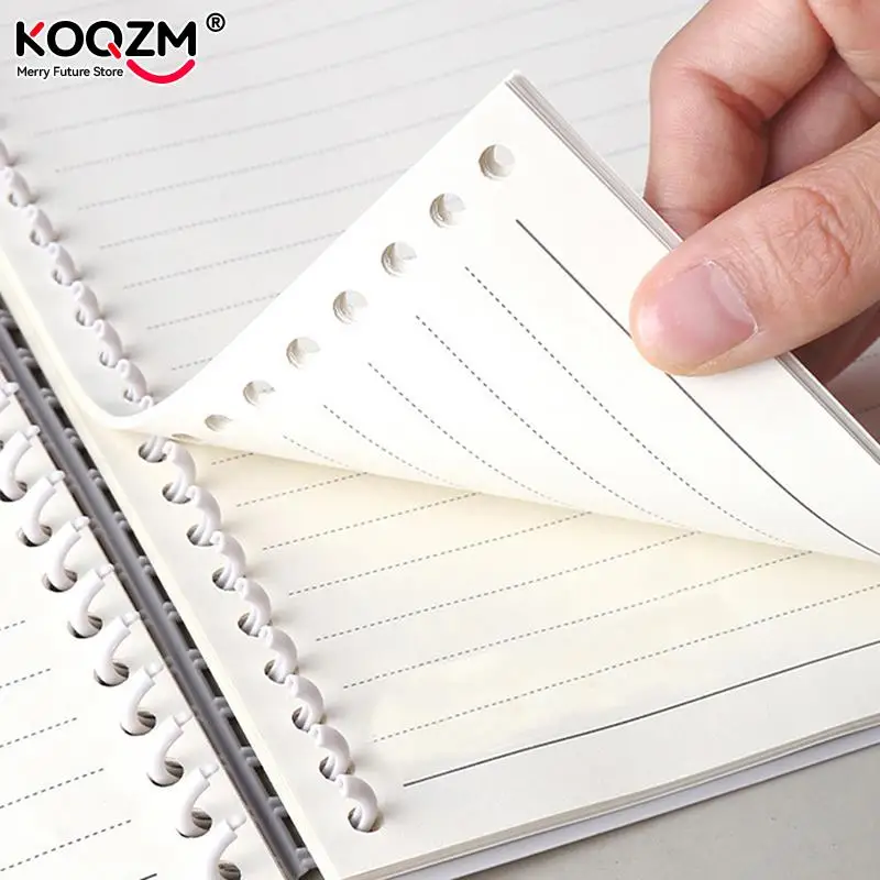 30 Holes Loose-leaf Plastic Binding Ring Spring Spiral Rings Binder Strip for A4 Paper Notebook Stationery Office Supplies plastic binding rings,loose leaf binding coil,book binding supplies