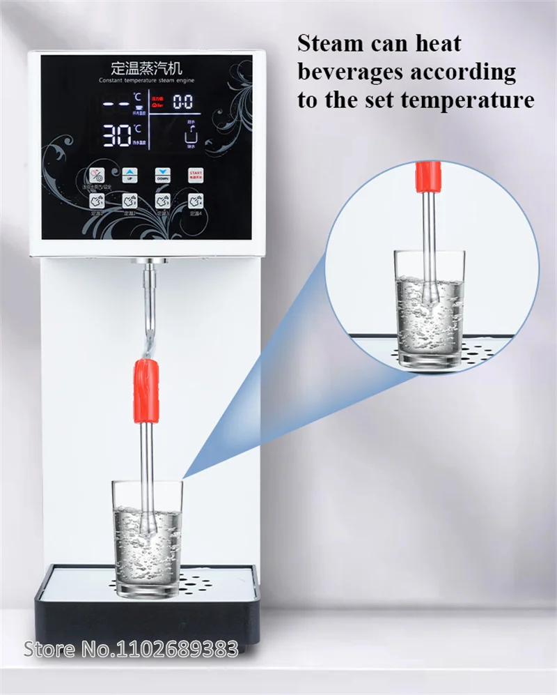 Description Picture 5 of itemCommercial Single Nozzle Milk Steam DIY Drinks Milk Steam Foam Bubbling Machine Milk Frother for Sale