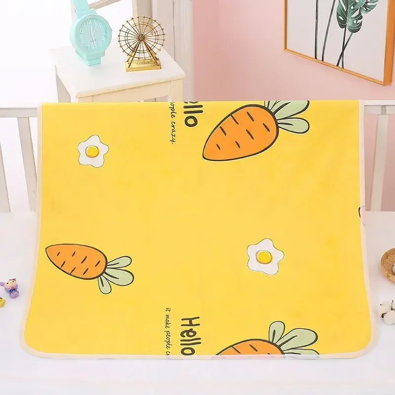 Diaper Changing Pad Diaper Changing Mat Mattress Urine Mat Waterproof Washable Mattress Urine Mat for Baby Toddlers Cute Cartoon Bed Protector Diaper Bedding Urine Pads Cloth Breathable