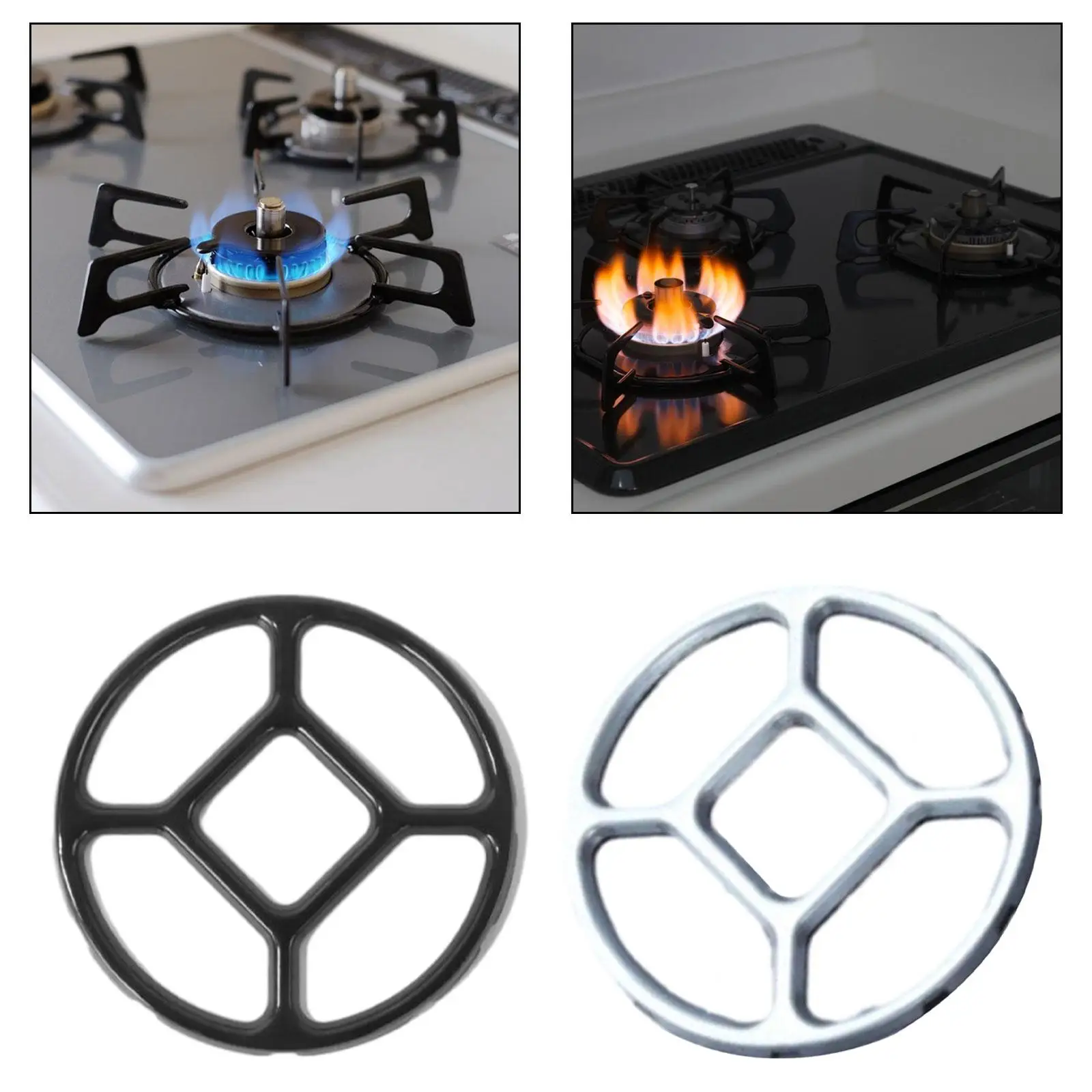 Wok Rack Pot Racks Holder Cooker Heat Wok Rack Rings Gas Rings Reducer for Restaurant Cooking Smaller Cookware Pot Camping