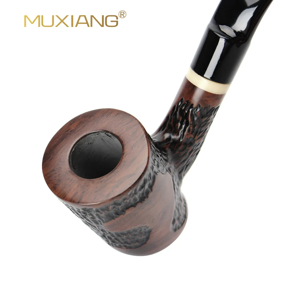 Tobacco Pipe JIBILL Cherrywood Sandalwood 9mm Channel Acrylic Handle