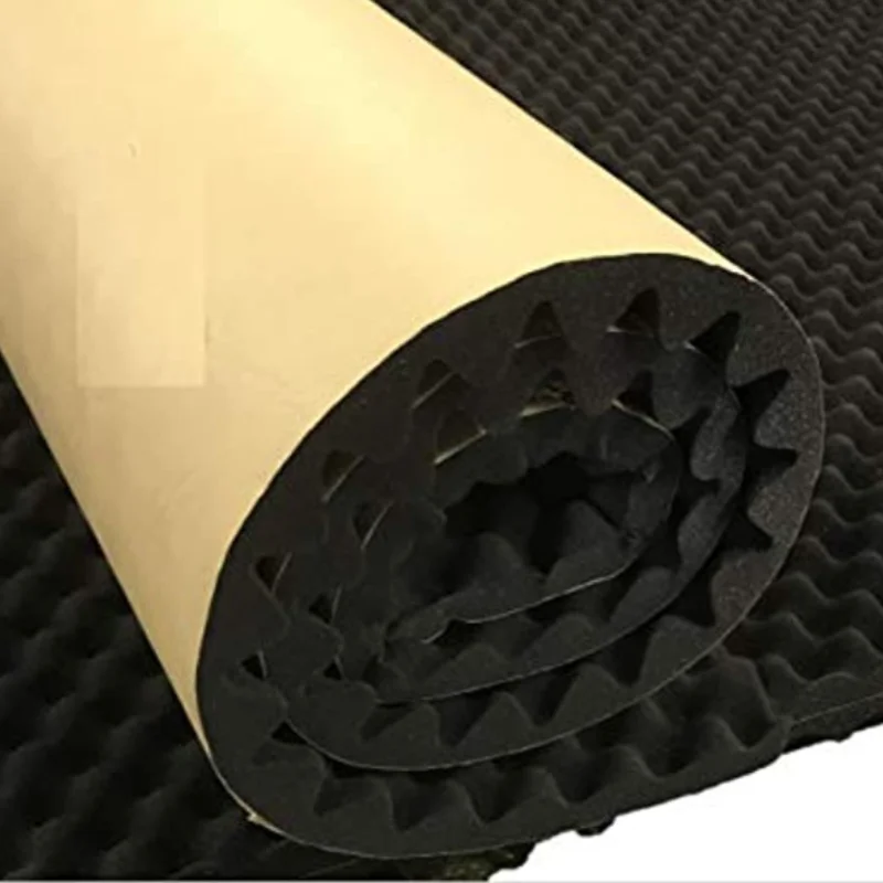 Self Adhesive High-density Acoustic Foam Egg Box Panel Studio Foam Black Soundproof Wallboard sound absorbing panel sound absorbing foam soundproofing foam soundproofing board
