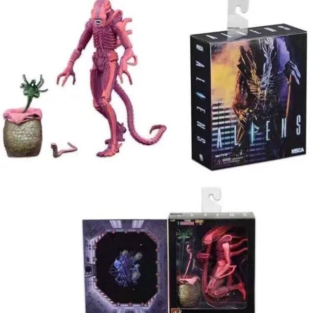 NECA Alien Xenomorph Pink Warrior Alien Queen Arcade Game 7