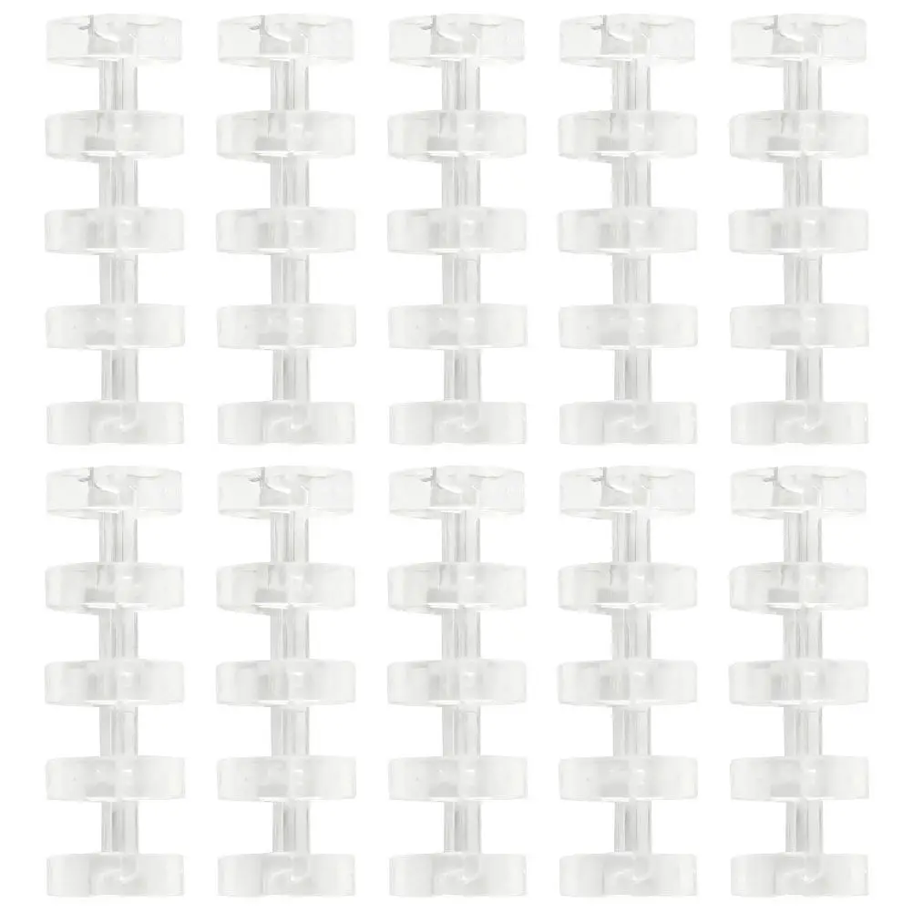 20개 고품질 플라스틱 루즈리프 바인더, 스크랩북킹, 저널링, 창의적인 문구류, 학교용 5홀 분할형 바인더