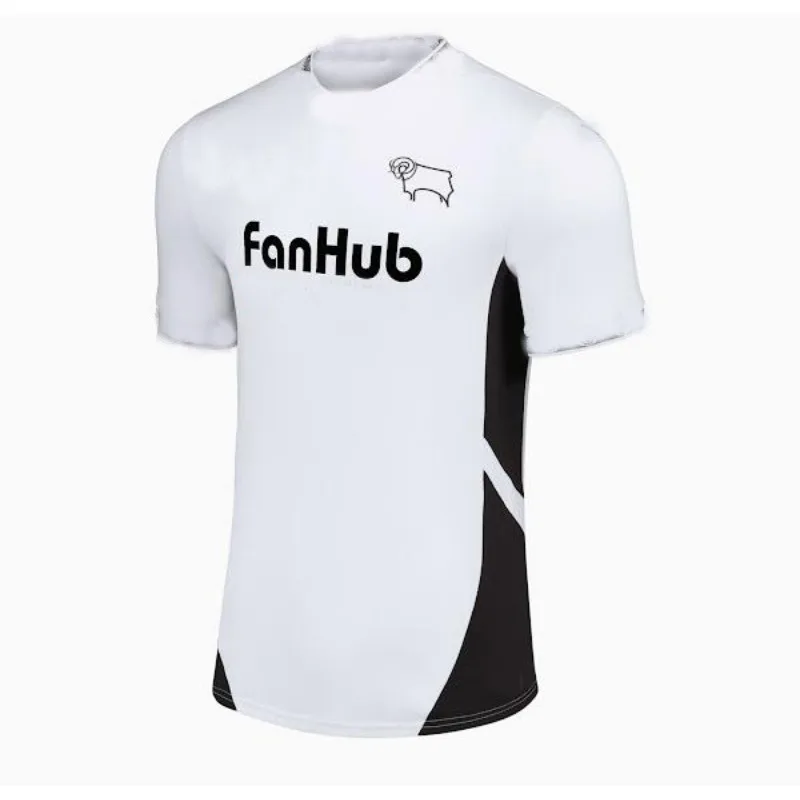 Men's Fashion Derby County Soccer Jerseys 2024 2025 Comfortable Football Jacket High Quality Breathable Casual Y2K Sports Top 2