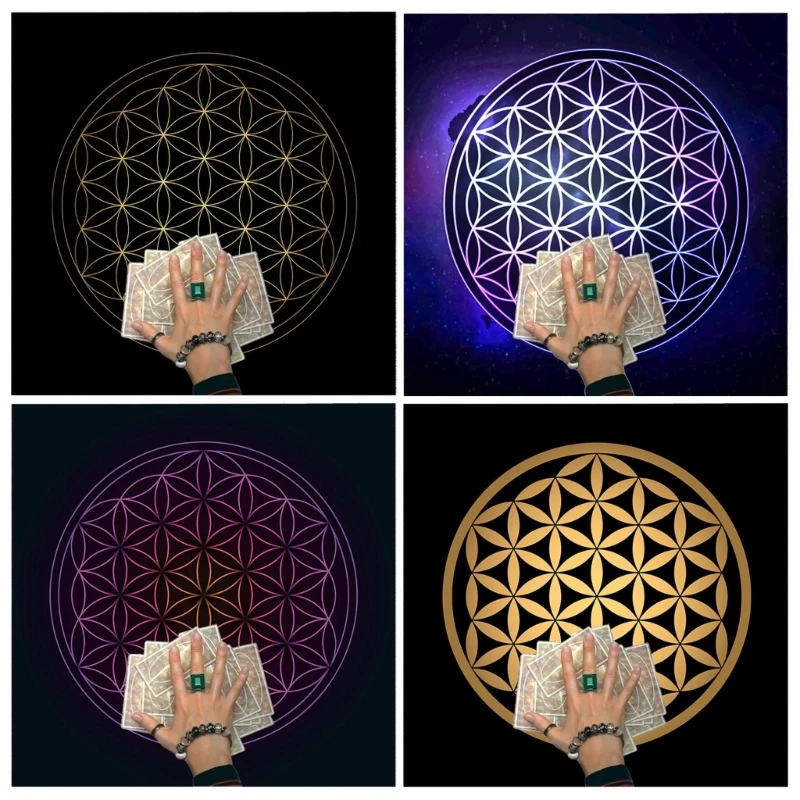 

Астрологическая скатерть для Таро, ткань для украшения стола