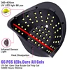 280W LED UV Nail Drying Lamp 66 Beads Lamp For Manicure With Motion Sensing Large Space For Fast Curing Gel Polish And Home Use 6