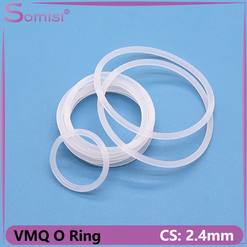 PATIKIL Silicone O-Ring 53mm OD 47mm ID 3mm Width, 10Pcs Metric VMQ
