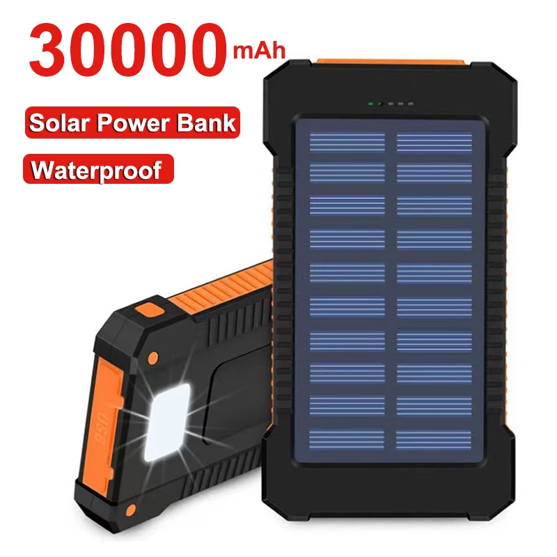 Chargeur Solaire 26800mAh PD 15W Batterie Externe Solaire Avec Une