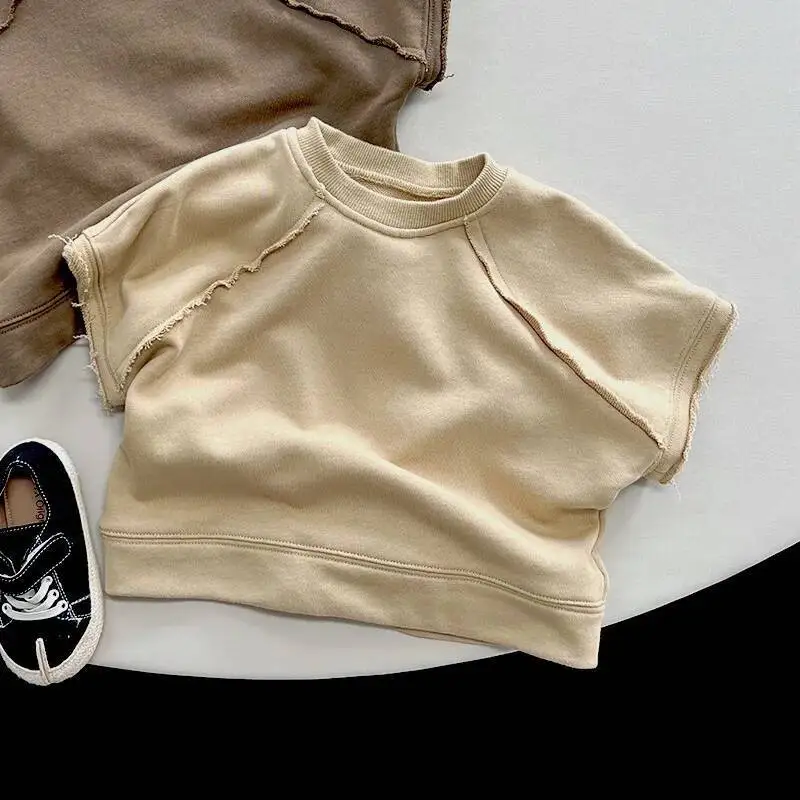 Frühling Herbst Kinder Weste 1-8y Jungen Baumwolle tägliche Weste Tanktops Pullover koreanische Kleinkind Oberbekleidung Kinder kleidung neu – Detail 8