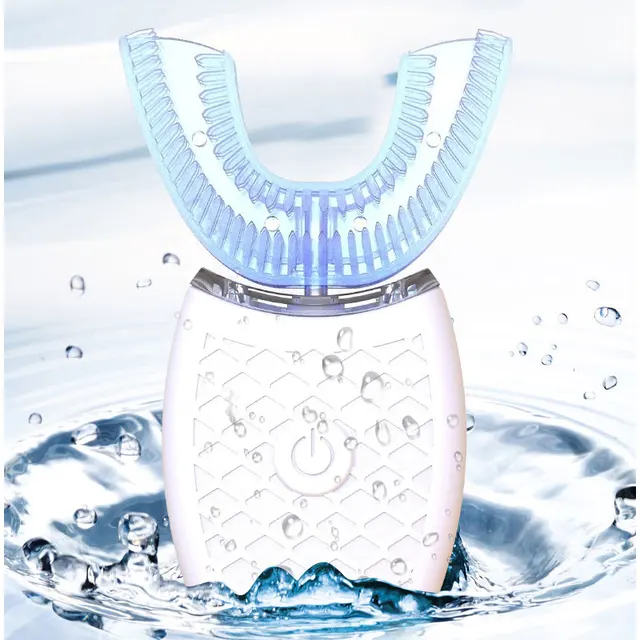 Sonic Electric Toothbrush U Type Toothbrush Silicon Head 360 Degrees Intelligent Automatic USB Charge Waterproof Teeth Whitening 2