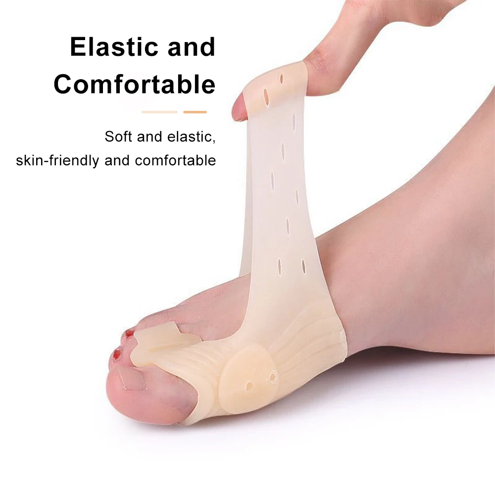 Toe Corrector Silicone Bunion Corrector Toe Separator Bunions Toe Corrector Valgus for Finger Separator Hallux Valgus Comfort
