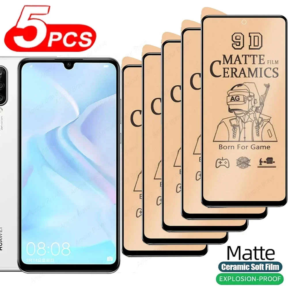 

5 шт. матовая керамическая пленка для Huawei P30 lite P20 P40 P50 P Smart Nova 7i 5T 8i Защита экрана для Huawei P30 P40 lite E пленка
