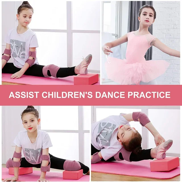 Yoga Building Blocks Cubes Pilates Bricks Reinforcement Mats Sports Yoga Supplies Exercise Home Exercise Equipment Fitness Eva 3