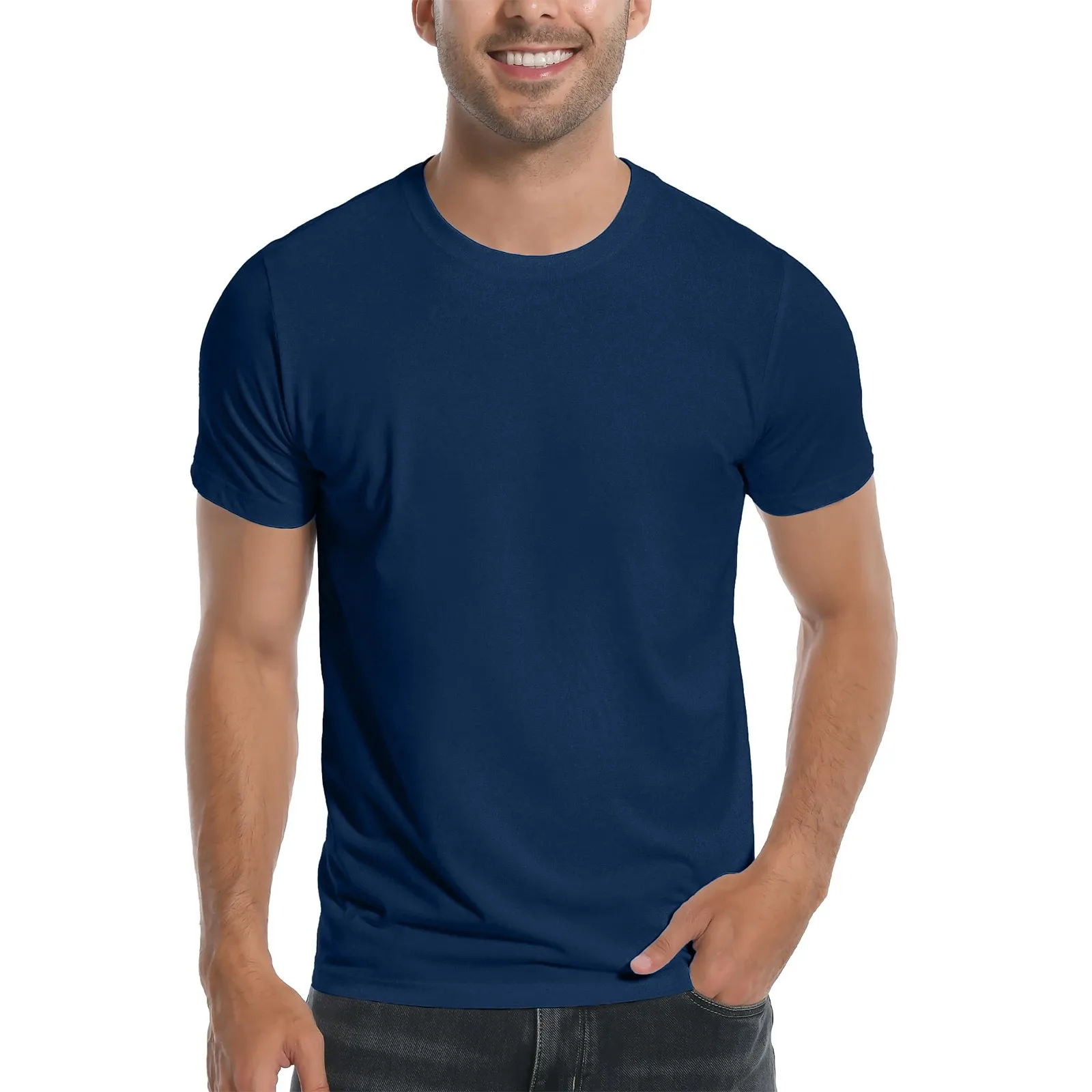 Men\'s Slim Fit Cotton T-Shirt 4