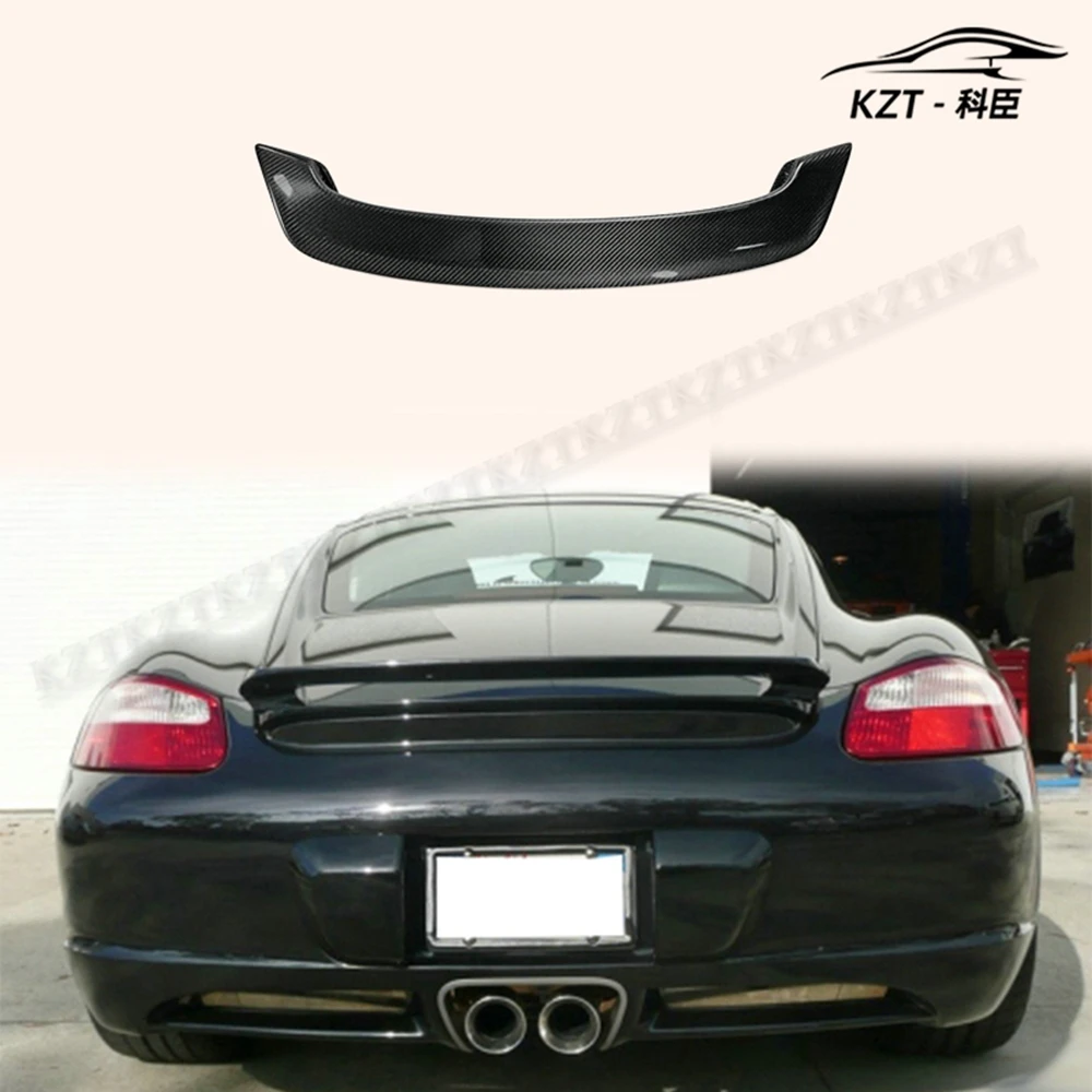 Per Porsche Boxster 987 Boxster Techart Spoiler Posteriore In Fibra Di Carbonio