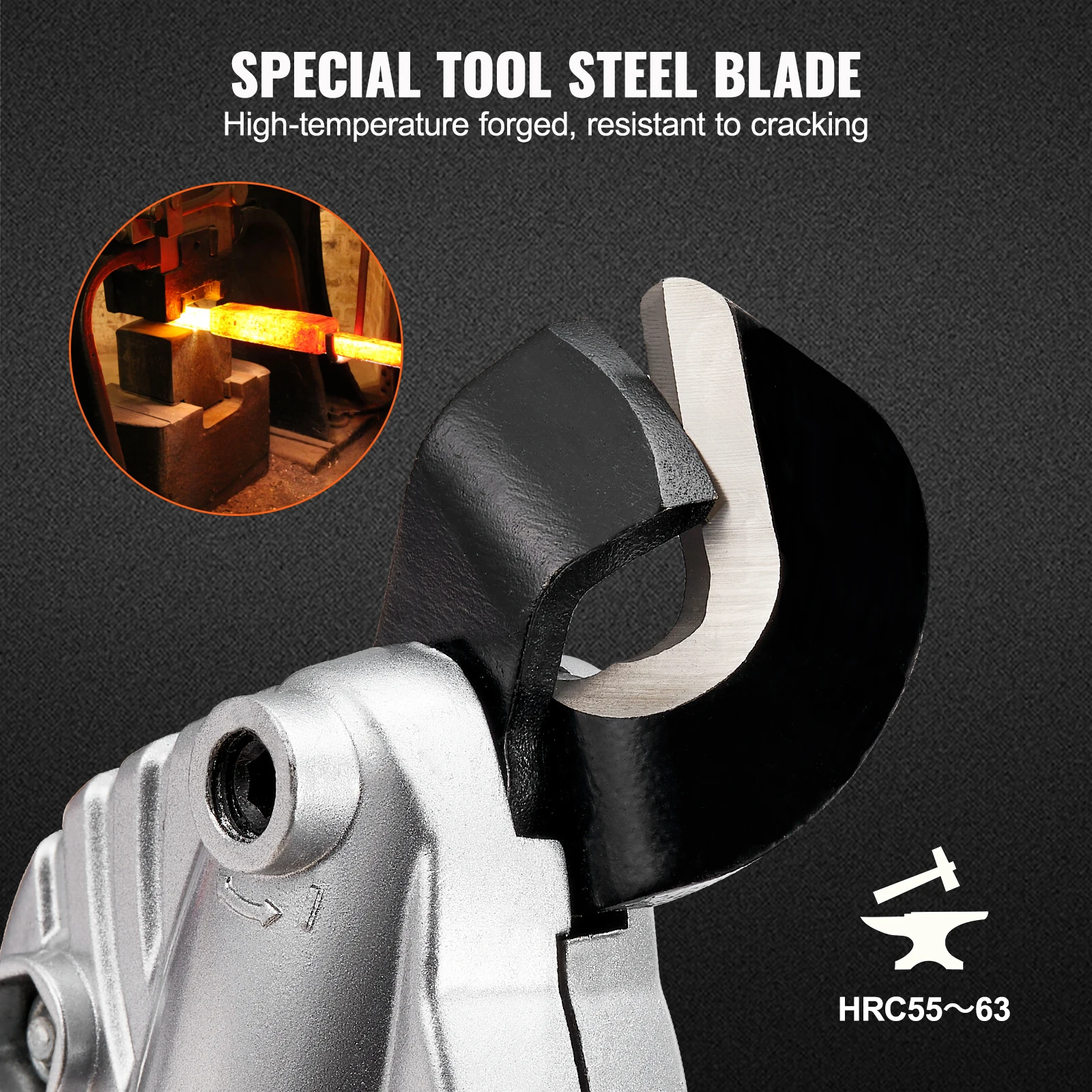 VEVOR Metal Cutter Drill Attachment Metal Shears Attachment with 360 Degree Pivoting Head for Cutting Max 21 GA 3