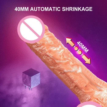 Heating Realistic Thrusting Dildo Vibrator for Woman Soft huge Big Dick Penis G Spot Vagina anus Masturbator Sex Toys for adult 3