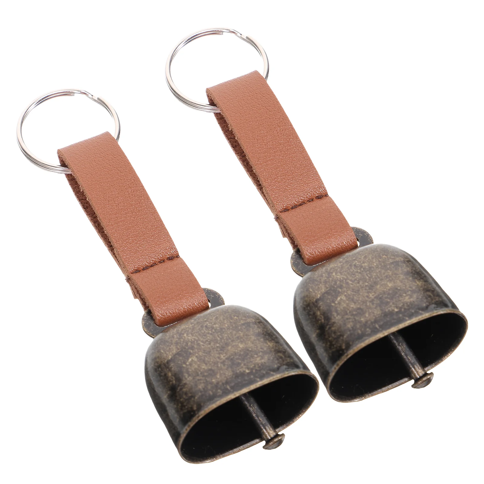 

2 Pcs Bear Repelling Bell Camping Metal Bells for Outdoors Gear Animal Travel Brass