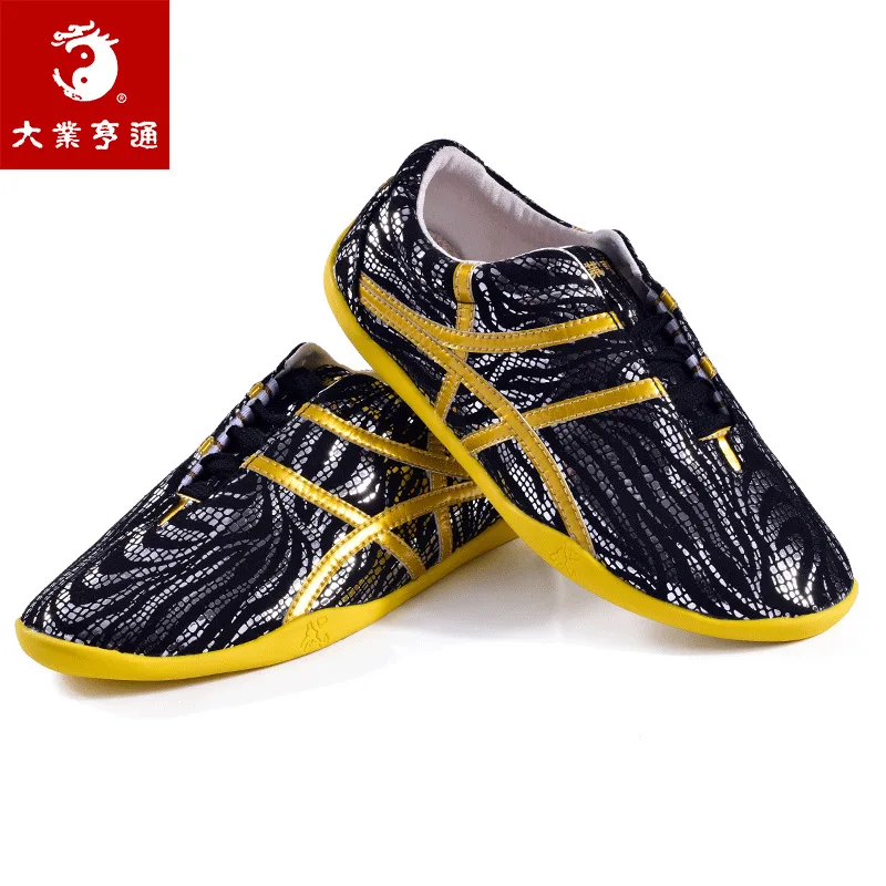Cow Leather Men Women Tai Chi Martial Arts Kungfu Shoes Training Casual