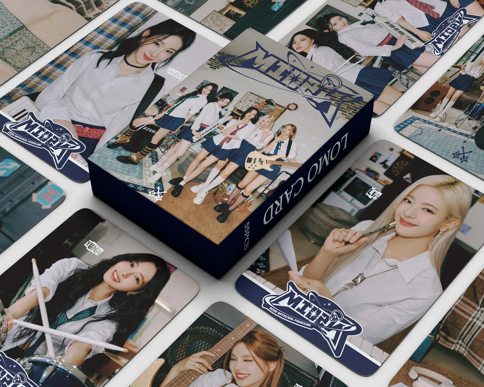 

55Pcs/Set Kpop ITZY New Photo Album Lomo Cards High Quality HD Photocards ITZY Postcards Pictures K-pop Lia Yuna Fans Gift