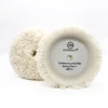 AUTOBRIGHT 7inch 9inch Compounding Wool Pad Buffing Polishing Car body With 16MM 14MM Pad Adapter High End Real Wool Cut Disc 2