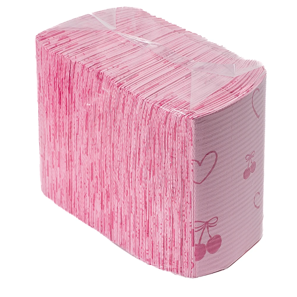 20/50/125 Stück Klimonla Rosa Einweg-Nageltischmatten mit zufälligem Muster, ideal für Maniküre und Nagelkunstschutz – Detail 24