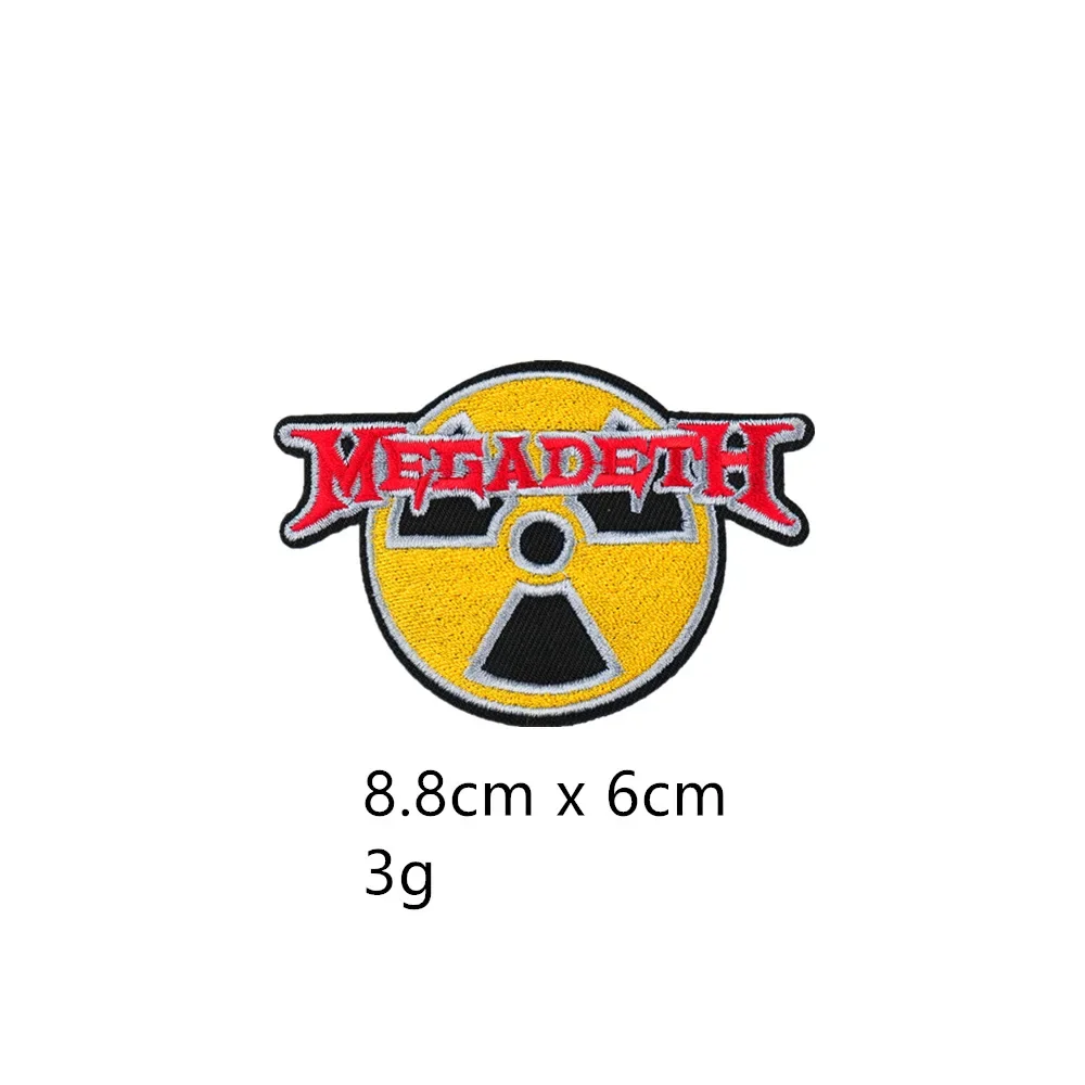 Rock N Roll Music Embroidered Iron-On Patch