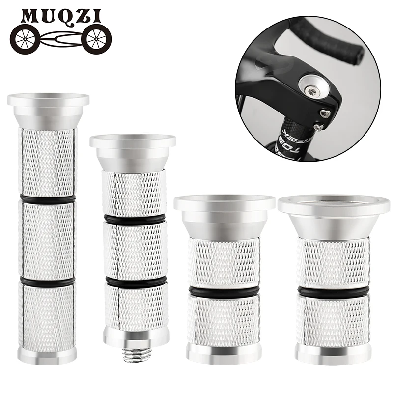 

MUQZI Bike Fork Extender Plug 28.6mm 31.8mm Carbon Fiber Aluminium Alloy Fork Steerer Adapter For MTB Road BMX Bicycle Expander