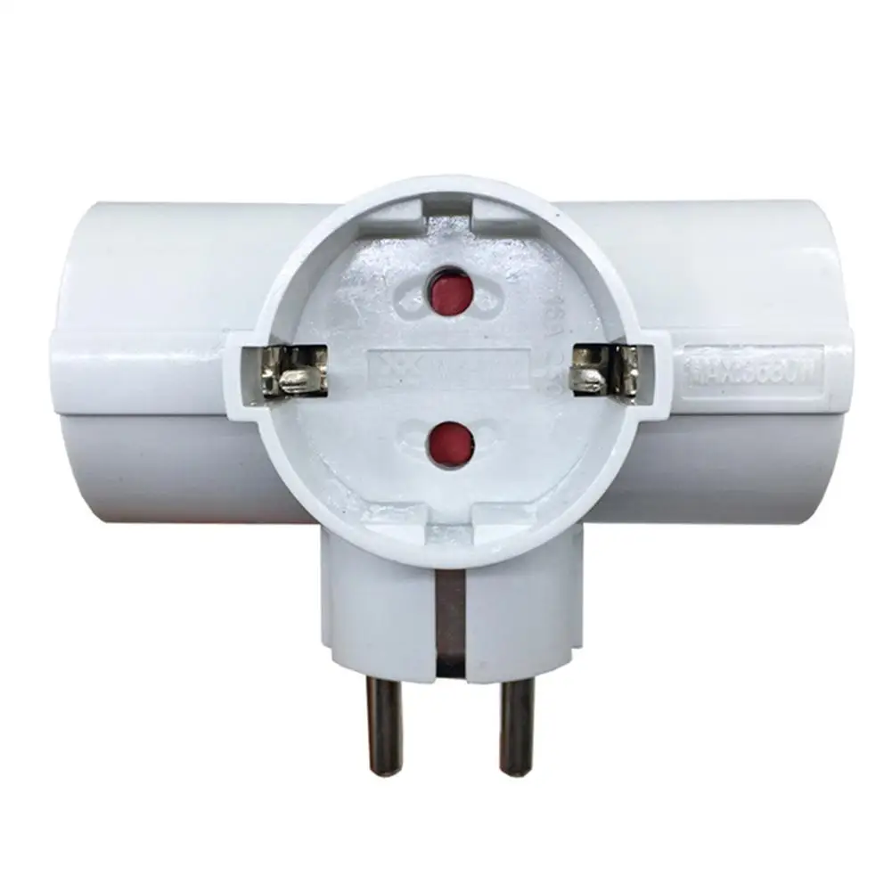 Conversion Plug Plug Conversion Socket Electrical Sockets Universal Socket Adapter Electrical Power Socket Power Socket Adapter Power Plug Adapter European Type 1 TO 3 Way EU Standard Power Adapter Socket 16A Travel Plugs AC 250V