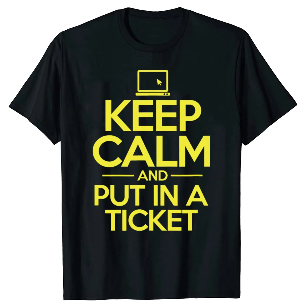 Lustige Computer Technische Unterstützung IT Tech System Admin Helfen Schreibtisch T-shirts Männer Casual T-shirt 100% Baumwolle Lose Übergroßen T Shirt
