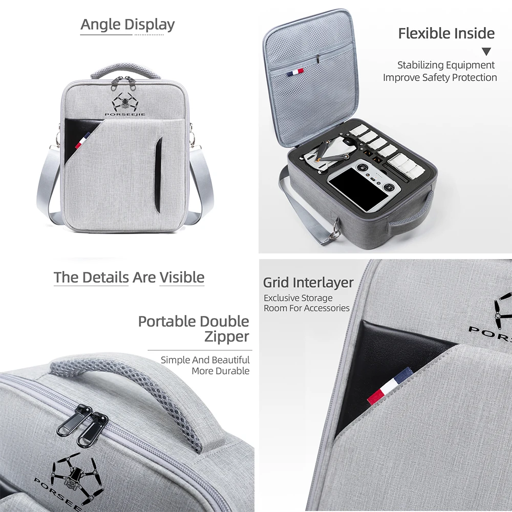 Housse de Protection pour DJI Mini 4 Pro, Mavic 3, Air 3 - Lot de 1