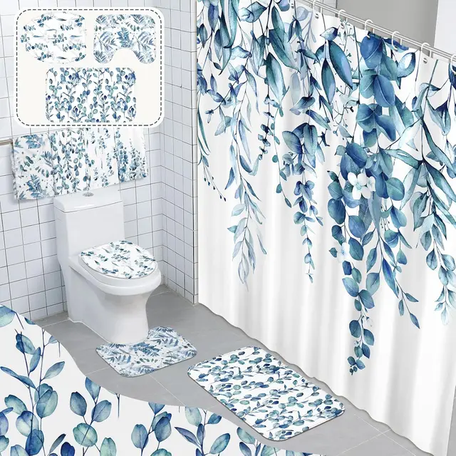 Leaves Bathroom Shower Set 1
