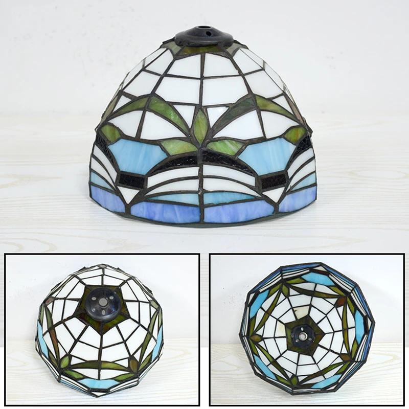 Base di ricambio per lampada in stile Tiffany, palo in lega con finitura bronzo per paralume in vetro colorato da pollici, supporto per lampada da scrivania per lampade Tiffany