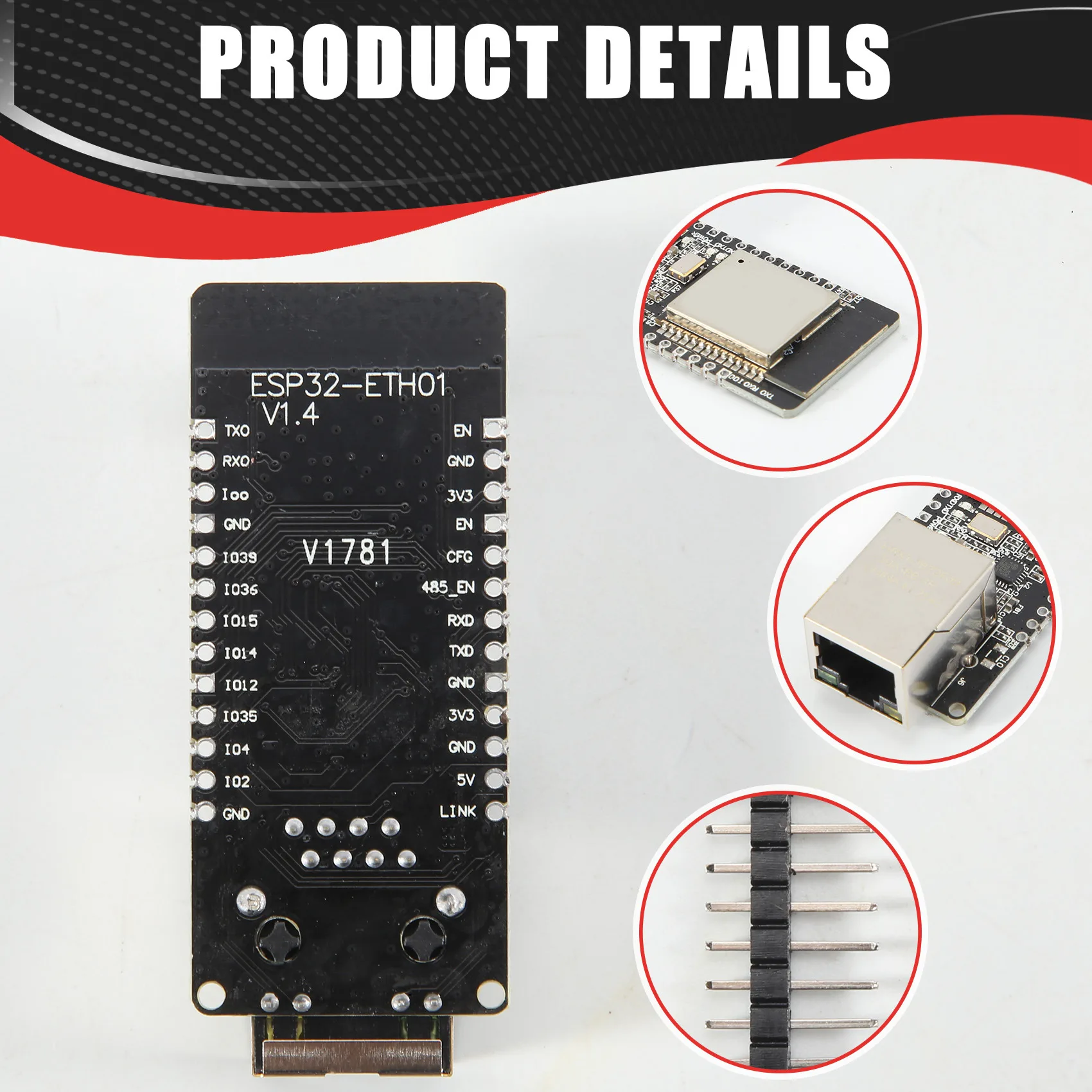 DT60 WT32-ETH01 무선 모듈 직렬 포트 네트워킹 블루투스 + WiFi 콤보 게이트웨이 모듈