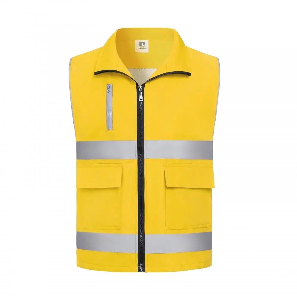 Safety Vest Reflective High Visibility Volunteer Work vest With Reflective Stripes workwear reflective Safety vest