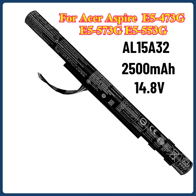 New AL15A32 Laptop Battery for Acer Aspire E5-553G E5-772G E5-573G  E5-573G-57IR E5-473G E5-473G-56T8 E5-522G P257 P258 P227