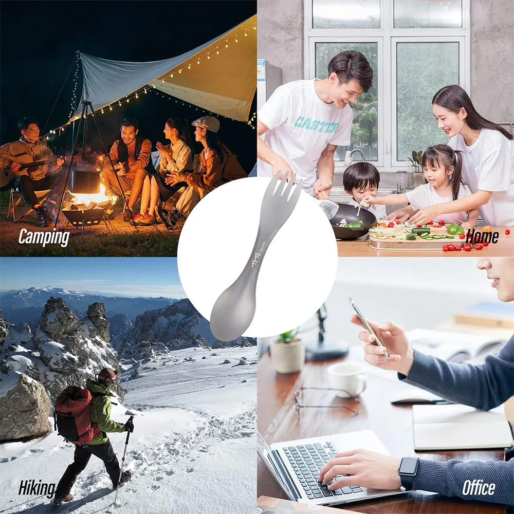 Titanium Spork Set 6