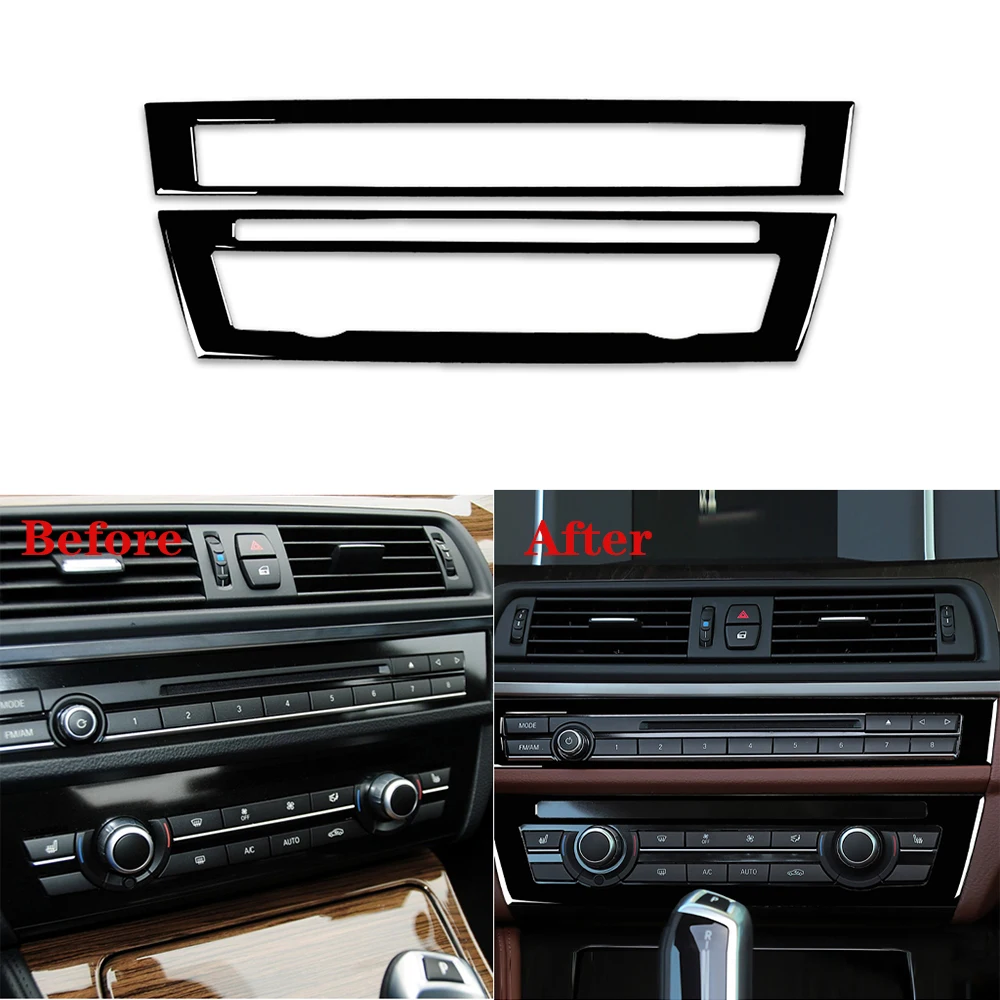 CD Panel Decoration Cover Trim Decal for BMW 5 Series F10 2011 2012 2013 2014 2015