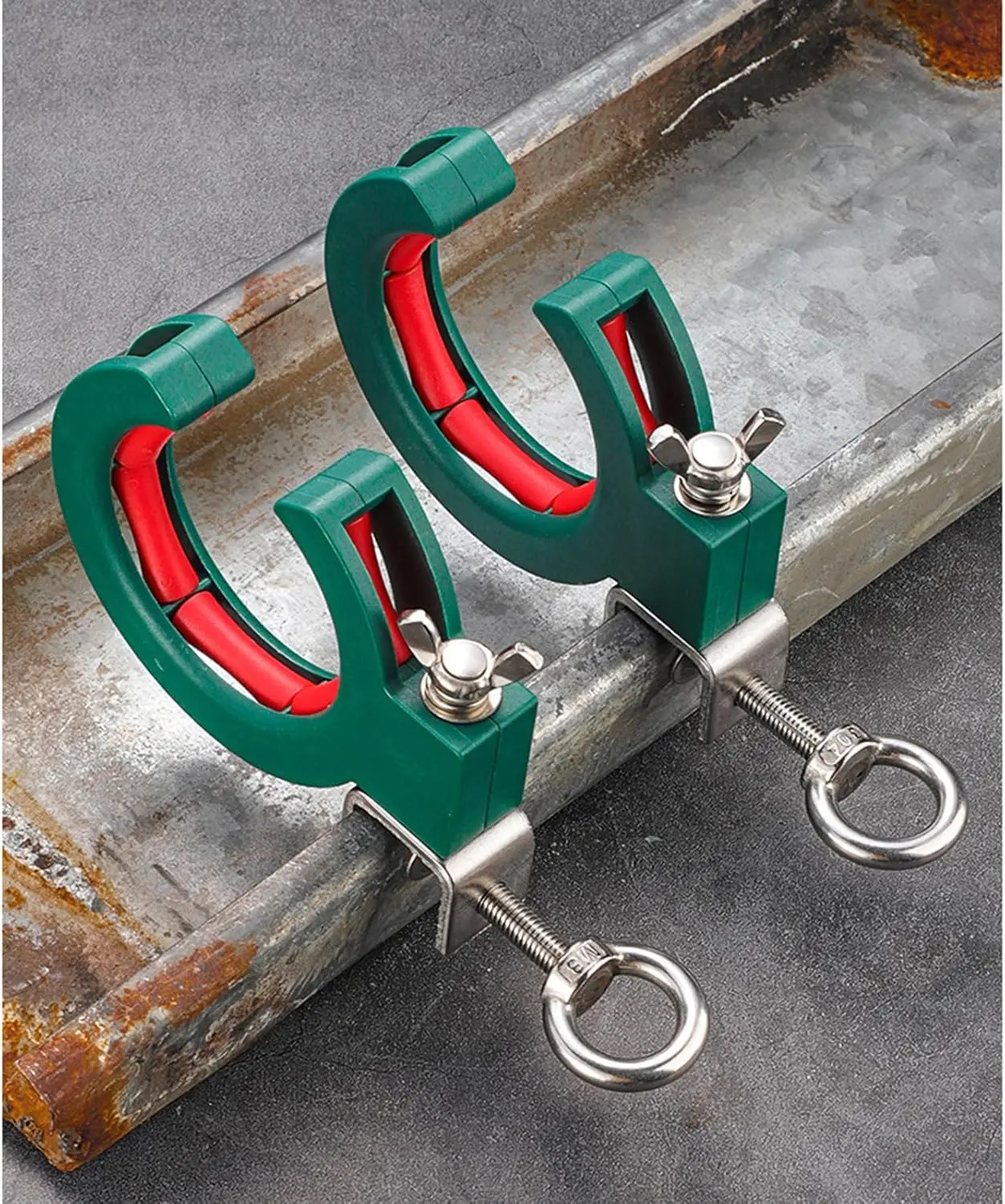 Description Picture 3 of itemCable Laying Roller Helper Adjustable Clamp Pulley Cable Wire Threading Tool Cable Tray Roller Cable Threading Wire Pulling