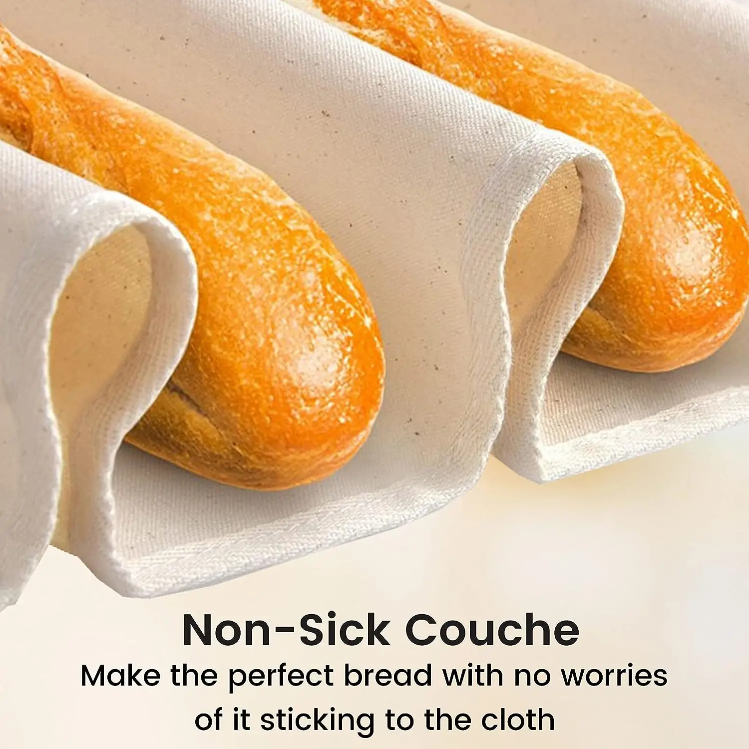 Baking Cloth Bakers Cloth Professional Bakers Dough Couche Linen Fermented Cloth Dough Bread Baguette Flax Baking Mat