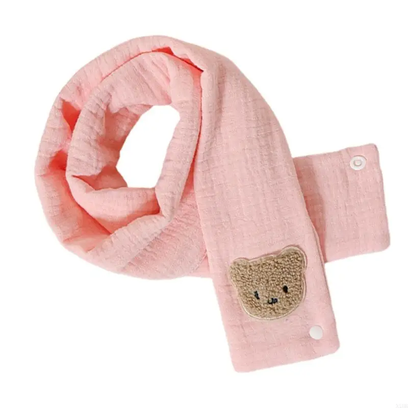 N1HB Cartoon Kids Scarf Soft Warm Long Muffler Autumn Winter Neck Warmer Cosy Comfortable Neckerchief for Boys and Girls