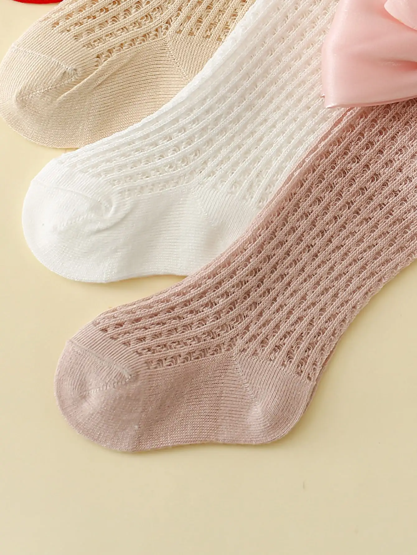 Kids Socks for Girls 0-7Years 4Pairs