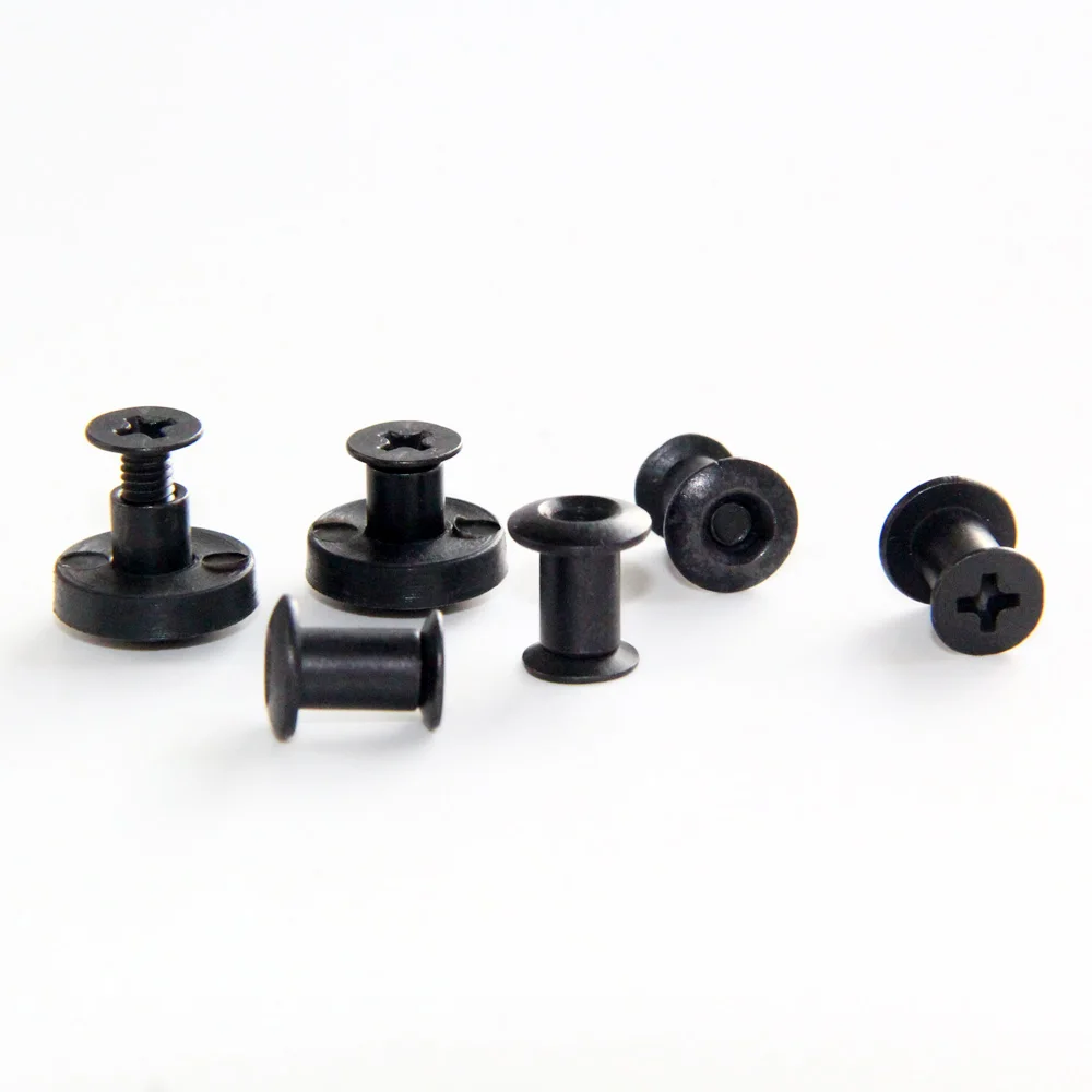 Gun Holster 50pcs/lot Chicago Flat Cross Head With Washer Screw Set Mounting Hardware DIY Sheath Holster