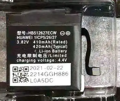 

Новый Сменный аккумулятор HB512627ECW, совместимый с Huawei Watch 2 Pro 4G EO-DLXXU Watch GT LEO-B09