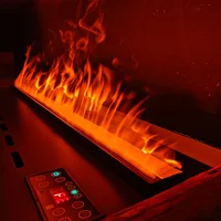 Decorative Vapor Fireplace Led Light 3d Water Steam Electric Fire Place Wall Mounted App Remote Built In 3d Electric Fireplace 2