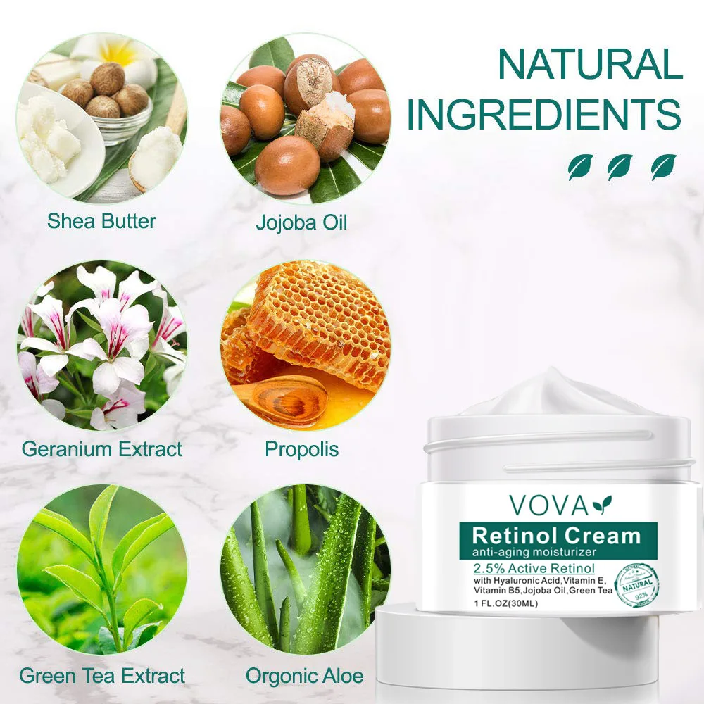 Retinol Lifting Firming Face Cream Remove Wrinkles Anti-Aging Fade Fine Lines Moisturizer Brightening Skin Care Korean_voghion.com